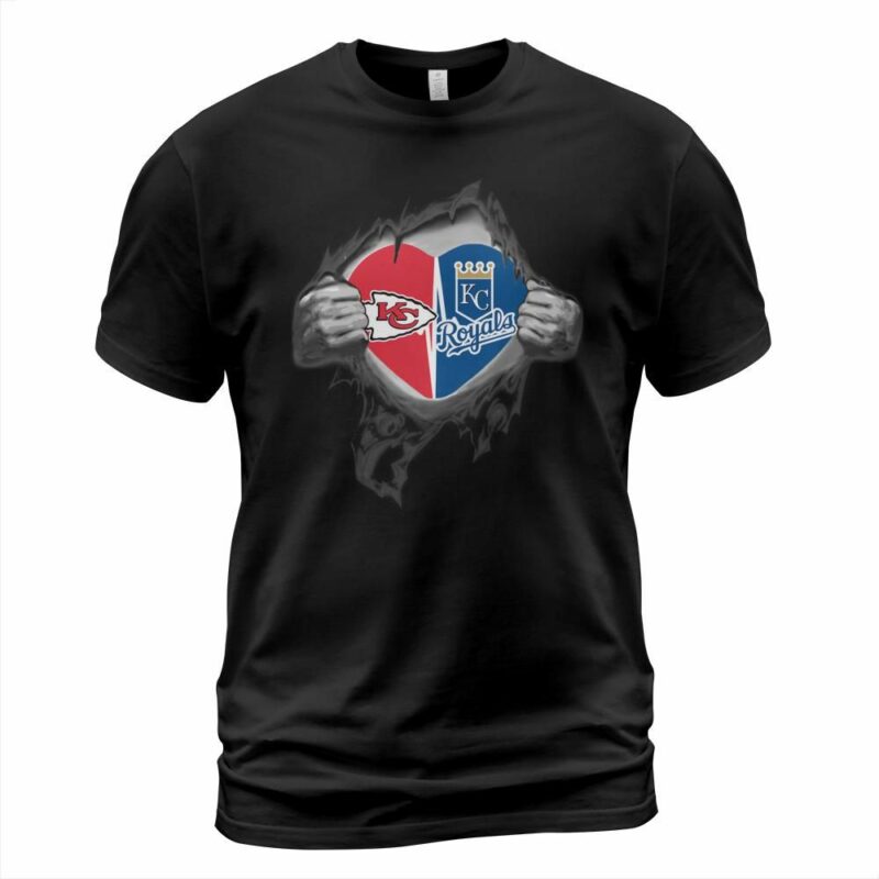 Kansas City Chiefs Royals NFL MLB Shirt