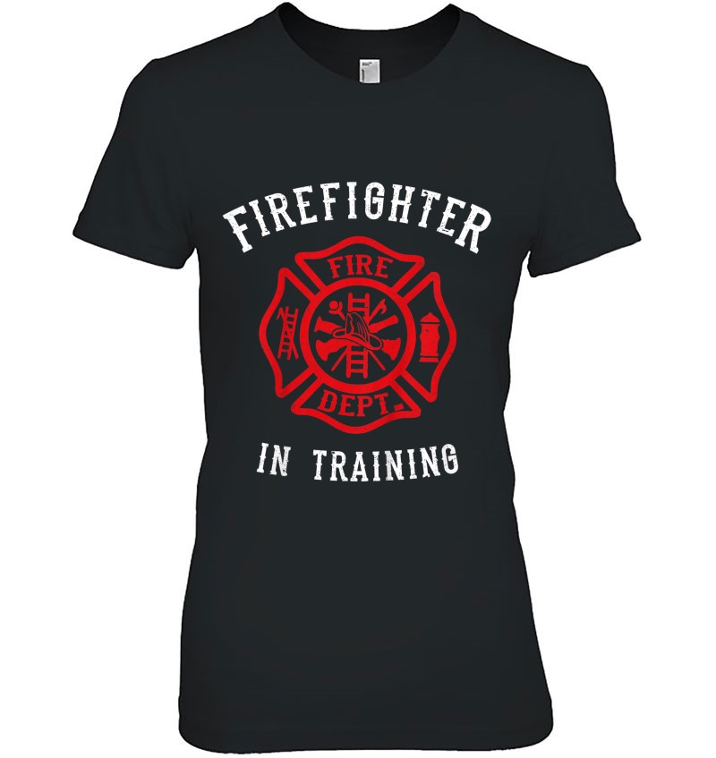 Kids Firefighter Shirt For Kids Cute Toddler Fire Fighter