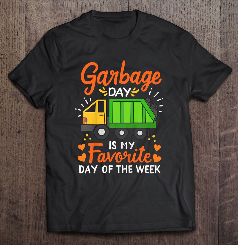 Kids Garbage Day Garbage Truck Trucker