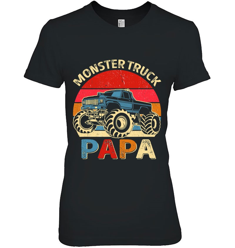 Monster Truck Papa Matching Family Birthday Party