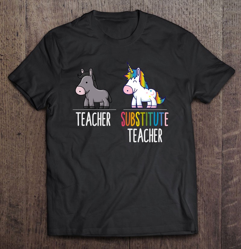 Normal Teacher Substitute Teacher Unicorn Back To School