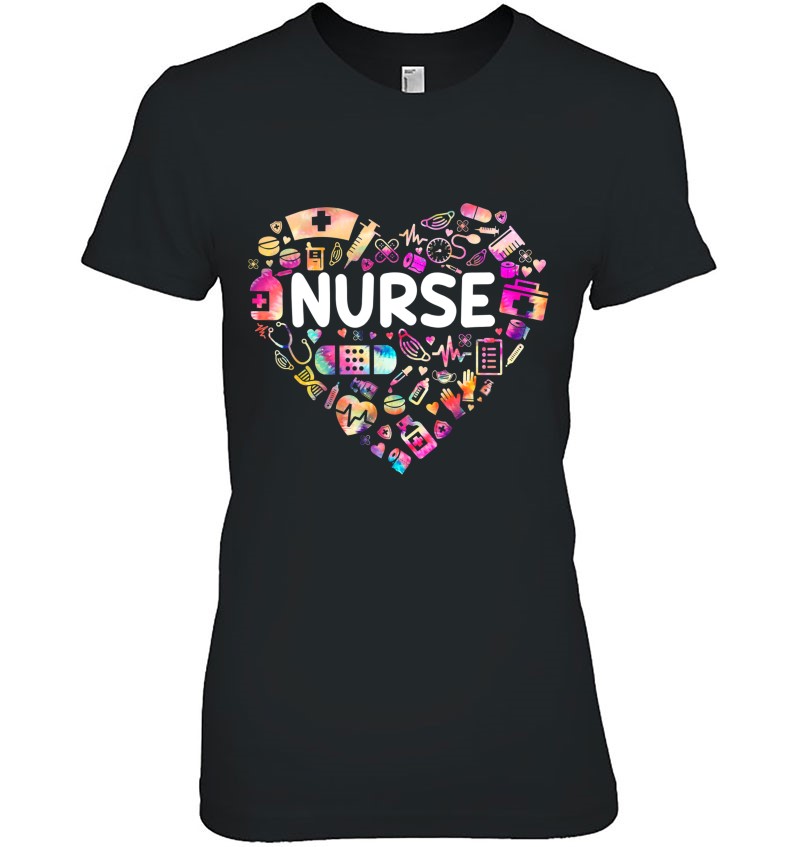 Nurse Love Nursing Student Rn Life Tie Dye Thank You Women