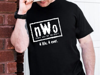 nWo New World Order 4 Life 4 Ever T-Shirt