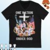 One Nation Under God Kansas Jayhawks Basketball Shirt