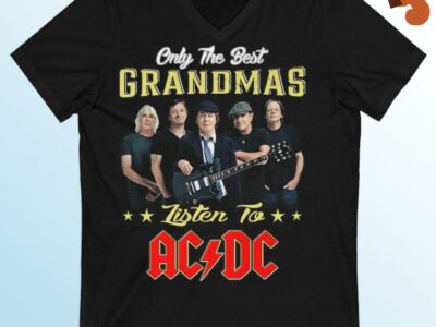 Only The Best Grandmas Listen To AC DC 2022 Shirt