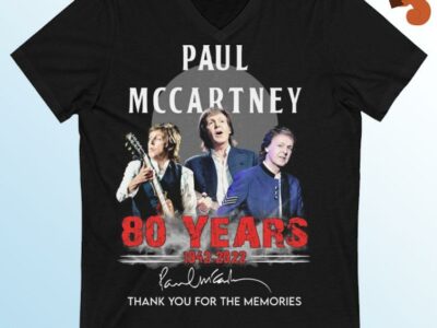 Paul Mccartney 80 Years 1942 2022 Signature Thank You For The Memories Shirt