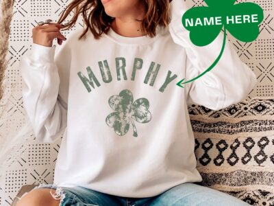 Personalized Last Name Irish St Patrick’s Day Sweatshirt