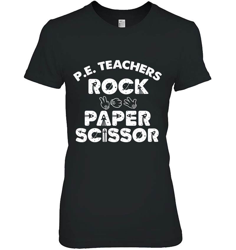 Physical Education Pe Teacher Rock Paper Scissor