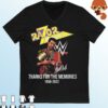Razor Ramon 1958-2022 Signatures Thanks For The Memories Shirt