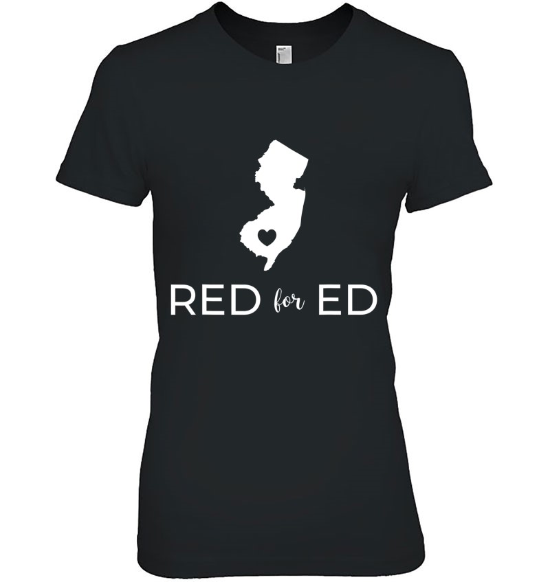 Red For Ed New Jersey Teacher Public Education