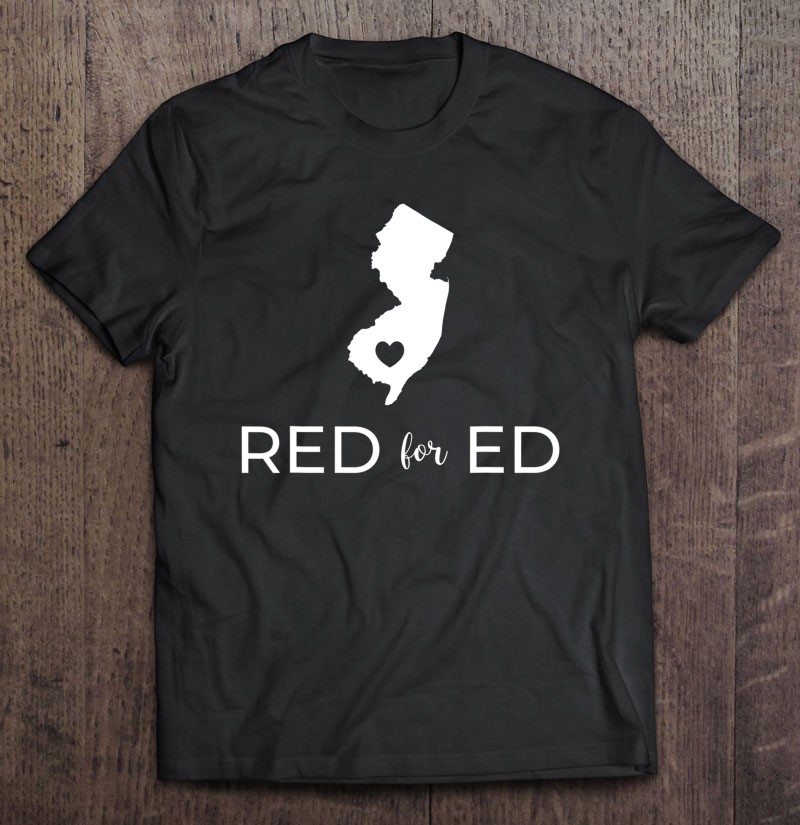 Red For Ed New Jersey Teacher Public Education