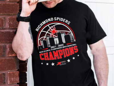 Richmond Spiders 2021-2022 Ncaa Atlantic 10 Conference Mens Basketball Champions Unisex T-Shirt