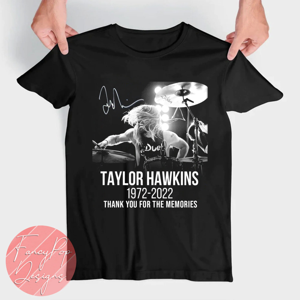 RIP Taylor Hawkins Drummer Foo Fighters Shirt