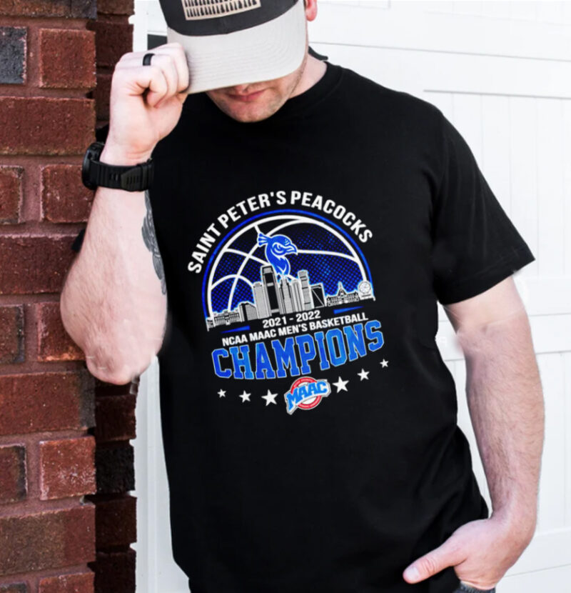 Saint Peter’s Peacocks Champions MAAC 2022 Shirt