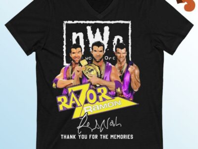 Scott Hall Razor Ramon Signature  Thank You For The Memories Shirt