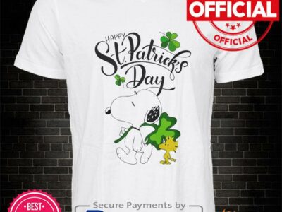 Snoopy and woodstock happy st patrick’s day shirt