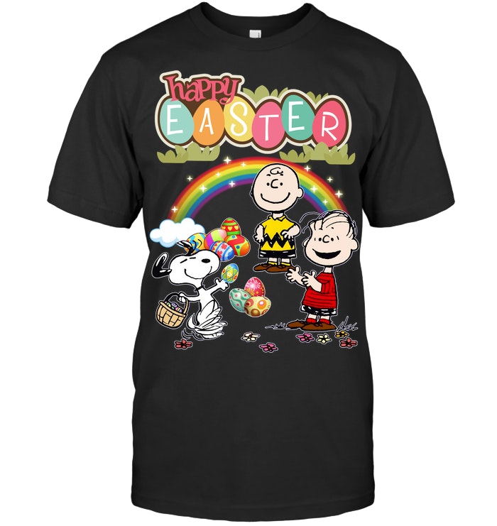 Snoopy Charlie Brown Happy Easter Shirt
