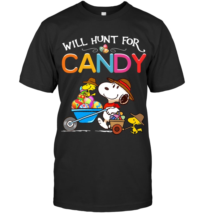 Snoopy Woodstock Will Hunt For Candy on Easter Day T-shirt