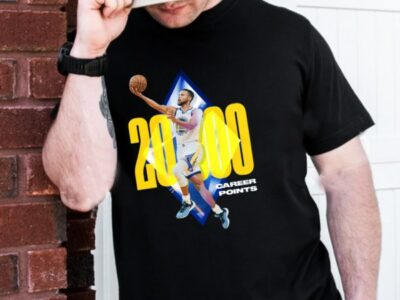 Stephen Curry Golden State Warriors 20000 Career Points T-Shirt