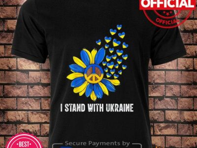 Support ukraine I stand with ukraine ukrainian flag shirt