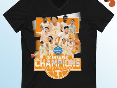 Tennessee Basketball Team 2022 SEC Tournament Champions Shirt