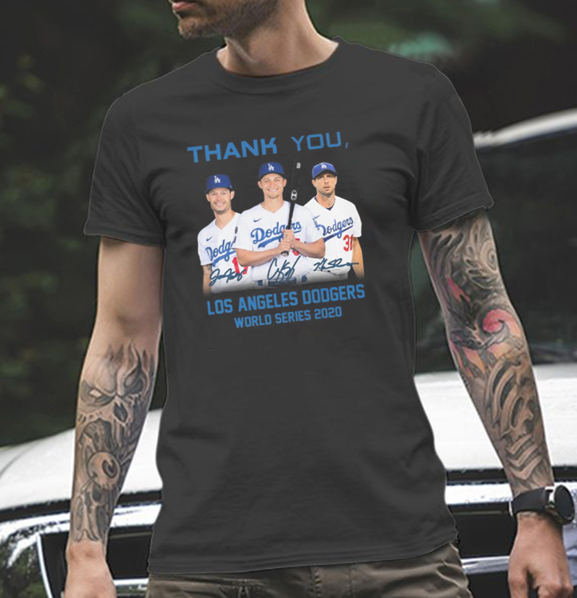 Thank You Los Angeles Dodgers World Series 2020 Champions T-Shirt ...