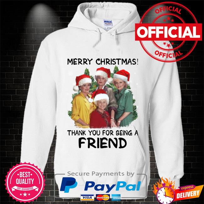 The Golden Girls Merry Christmas Thank you for being a friend sweater