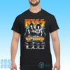 The Kiss Band 50 Years 1973 2023 Signatures Thanks T-Shirt