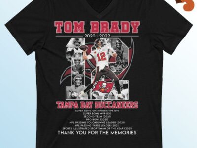 Tom Brady 2020-2022 Tampa Bay Buccaneers Thank You For The Memories Shirt