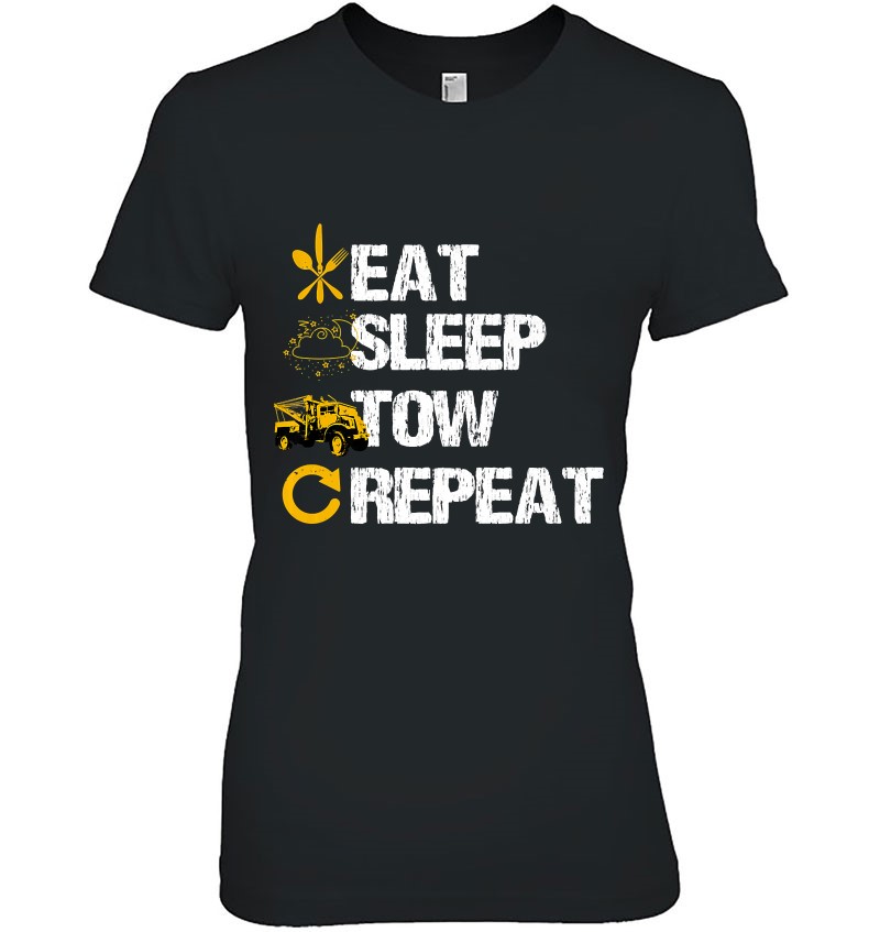 Tow Truck Driver Gifts Eat Sleep Tow Repeat Premium