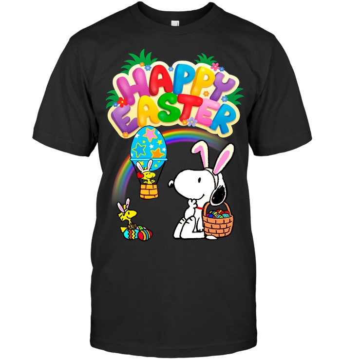 Tropical Happy Easter Day Snoopy T-shirt