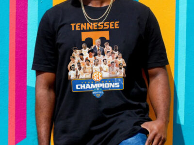 University Of Tennessee Basketball Team 2022 SEC Tournament Champion T-Shirt