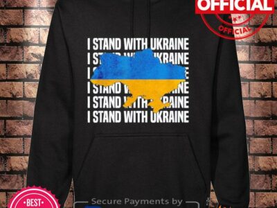 Usa support ukraine flag ukrainian love I stand with shirt