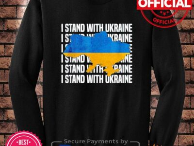 Usa support ukraine flag ukrainian love I stand with shirt