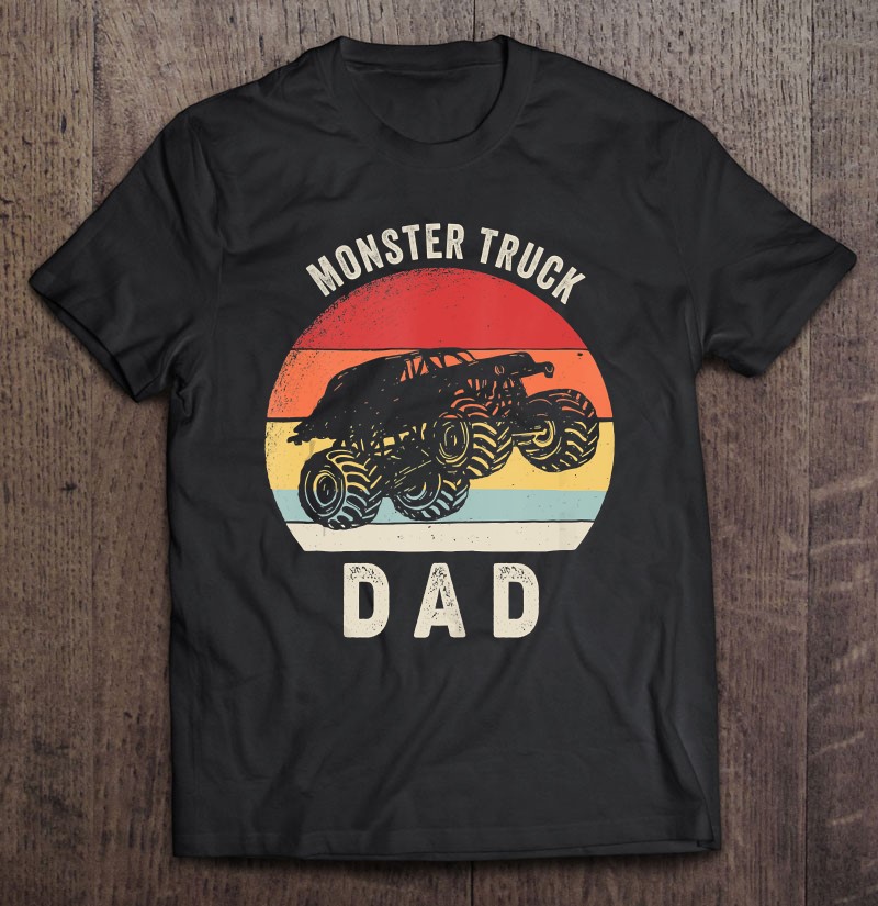 Vintage Retro Monster Truck Dad Tank Top
