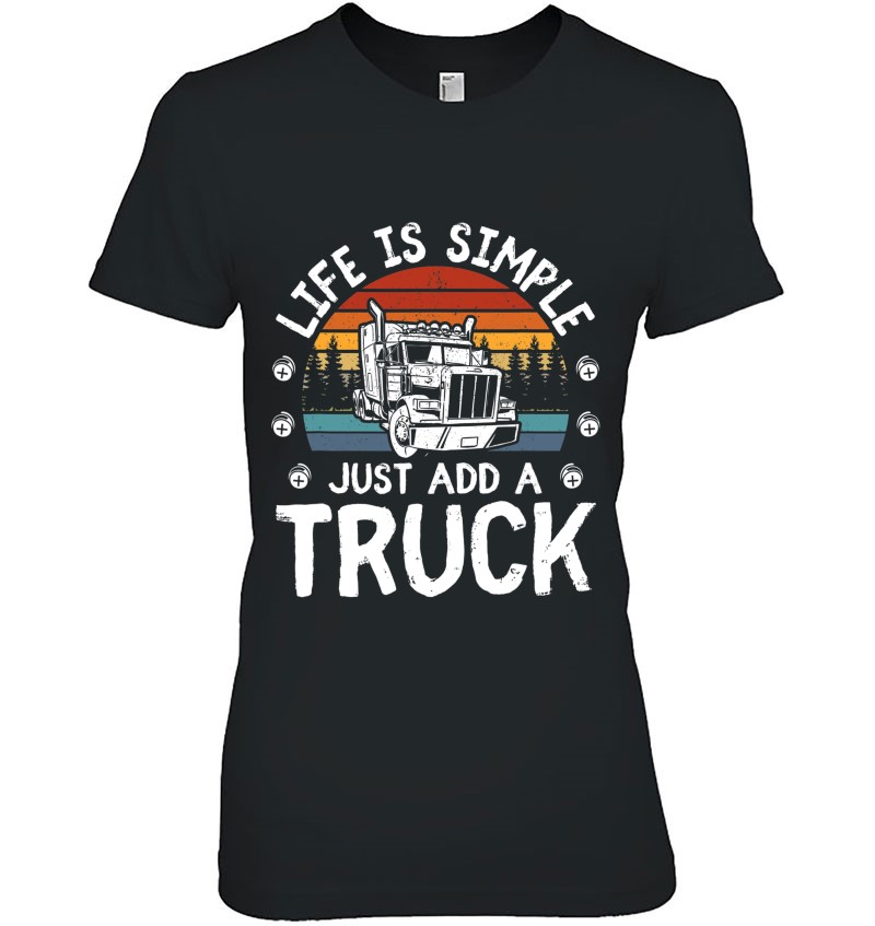 Vintage Trucker Shirt Men Truck Driving Graphic Truck Lover