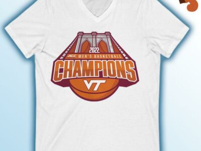 Virginia Tech Hokies 2022 ACC Men’s Basketball Conference Tournament Champions T-Shirt