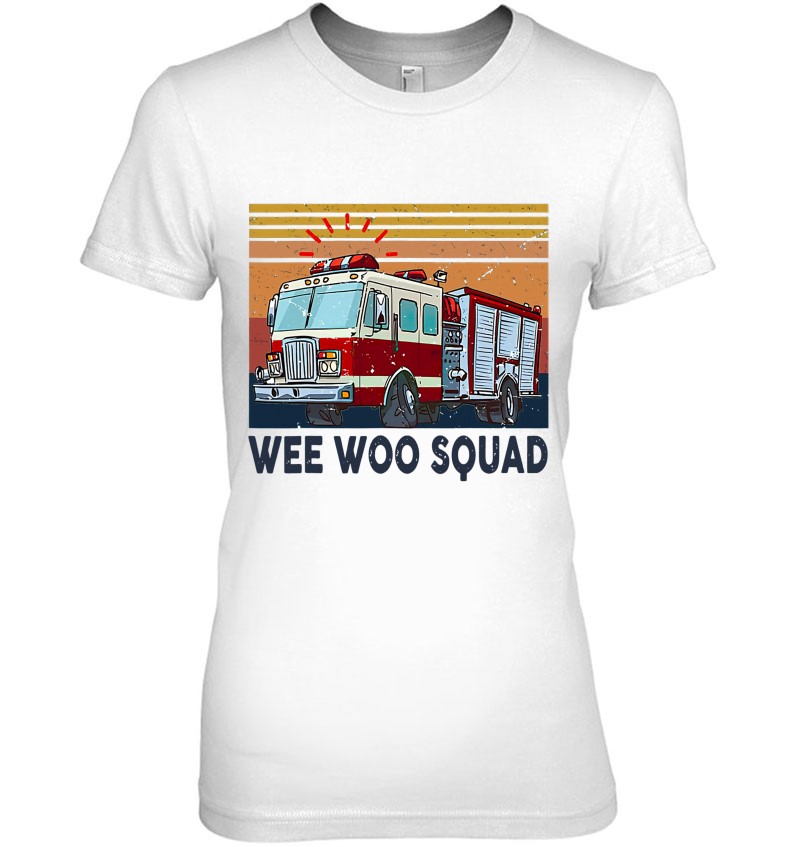 Wee Woo Squad Fire Truck Firefighter Vintage