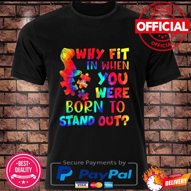 autism tie dye shirt