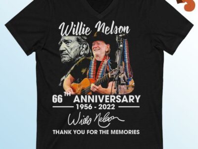 Willie Nelson 66th Anniversary 1956 2022 Signature Thank You For The Memories Shirt