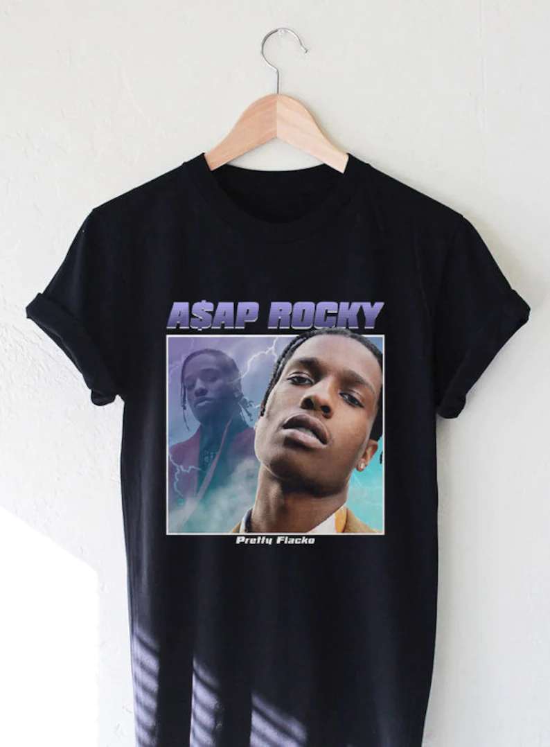 Asap Rocky Rapper Black Unisex Shirt