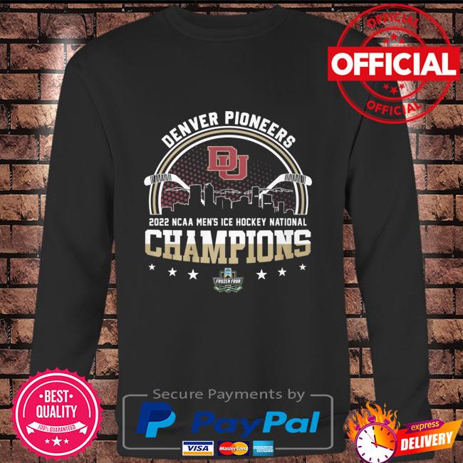 Denver Pioneers 2022 Ncaa Men's Ice Hockey National Champions 2022 T