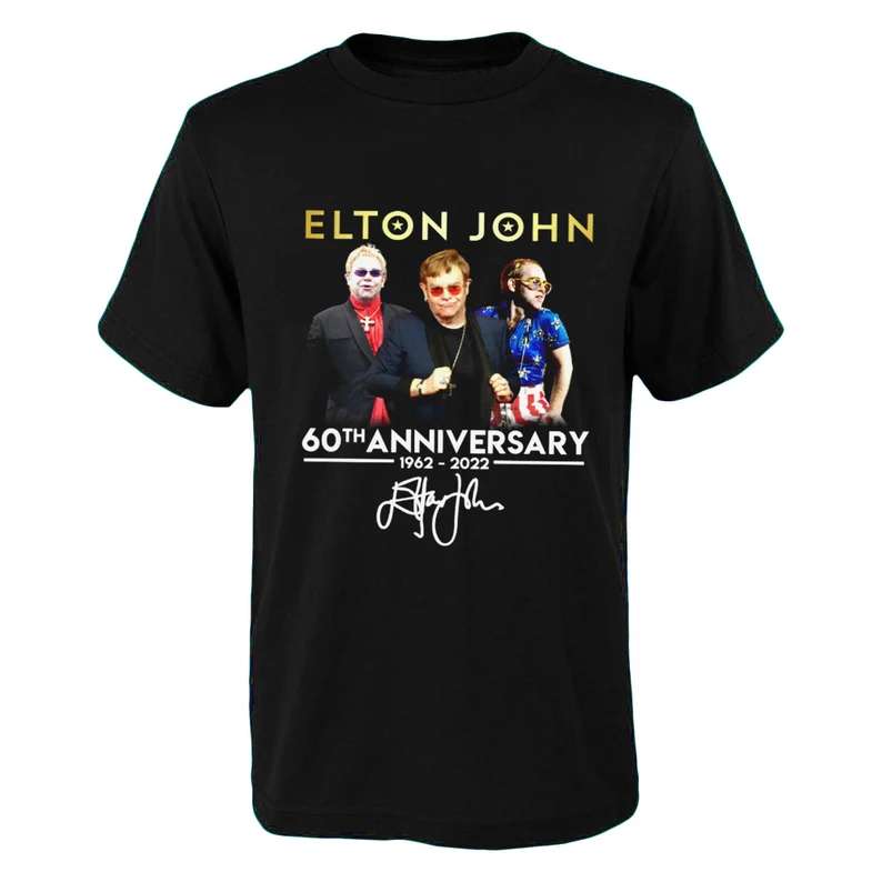 Elton John 60th Anniversary T Shirt Memories