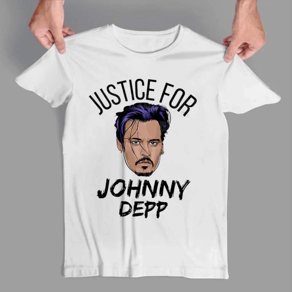 Justice For Johnny Depp Cartoon T-shirt