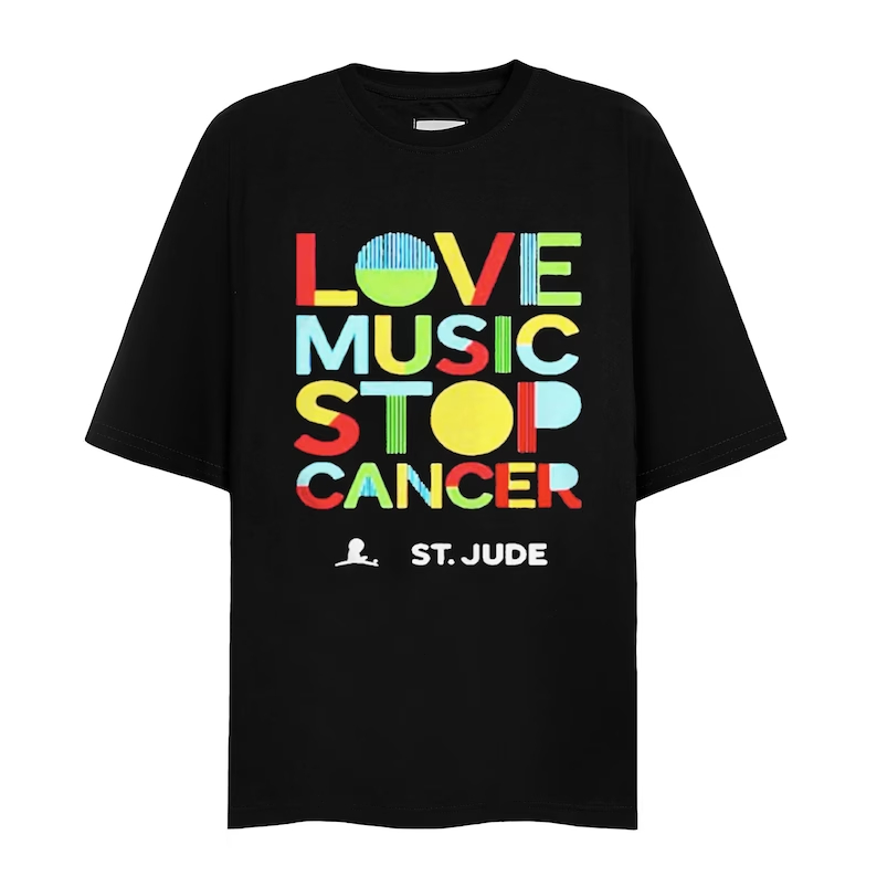 Love Music Stop Cancer Shirt St Jude Shirt