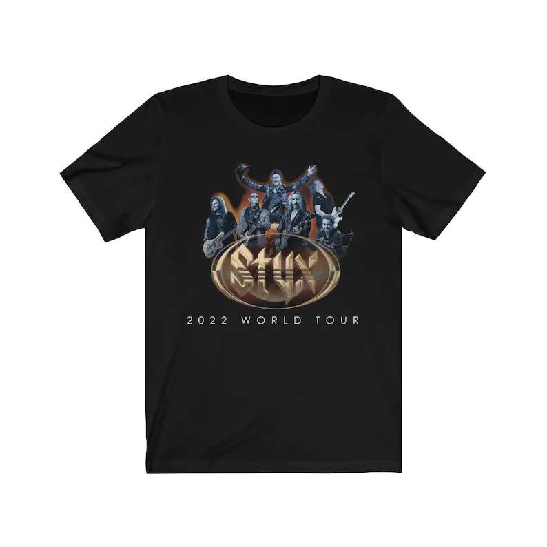 STYX World Tour 2022 T Shirt Music