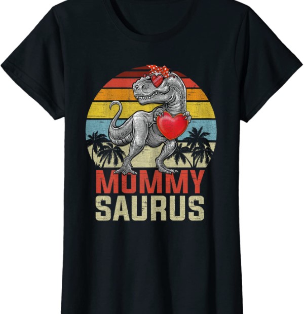 Womens Mommysaurus T Rex Dinosaur Mama 