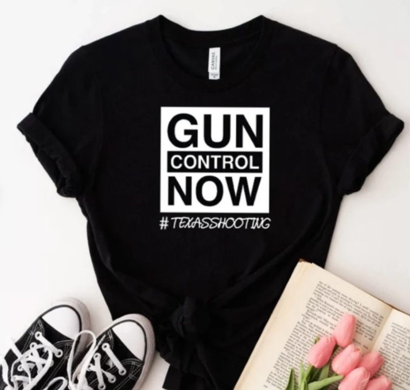 Gun Control Now Pray for Texas Shirt