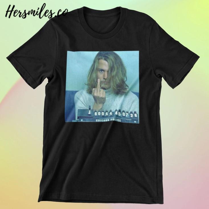 Johnny Depp Mugshot Vintage T-Shirt