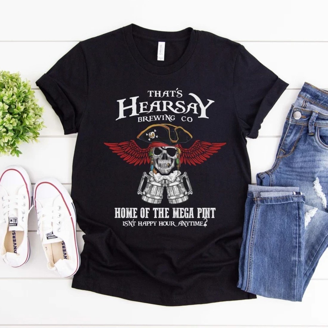 Johnny Depp That's Hearsay Brewing Co Jack Sparrow Shirt